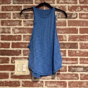 Lululemon Swiftly Tech Racerback Tank Top Blue Size 4 euc women's